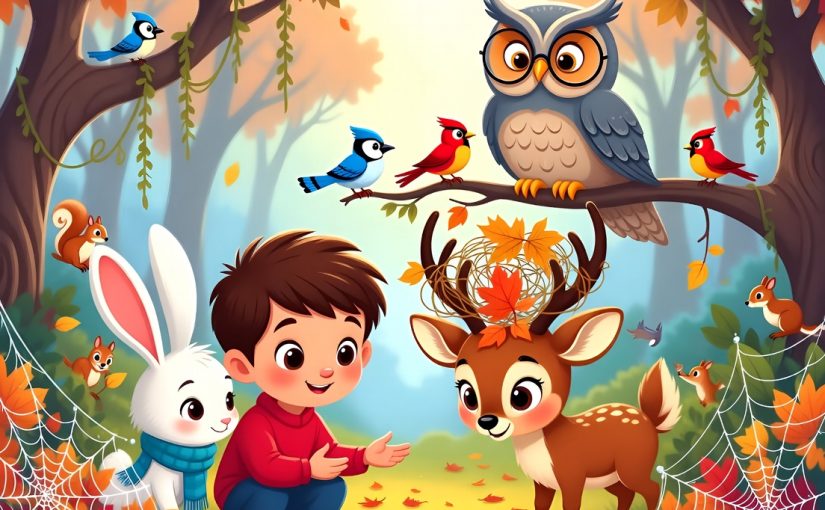 Jesienna tajemnica sarenki z zaczarowanego lasu