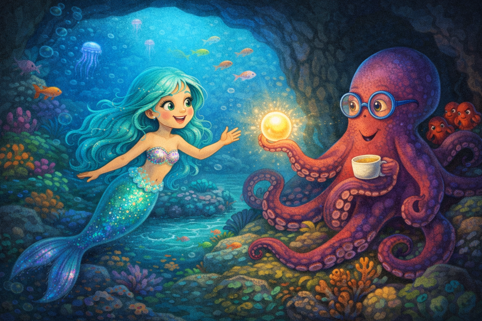 Syrenka Mela i Złota Perła Światła