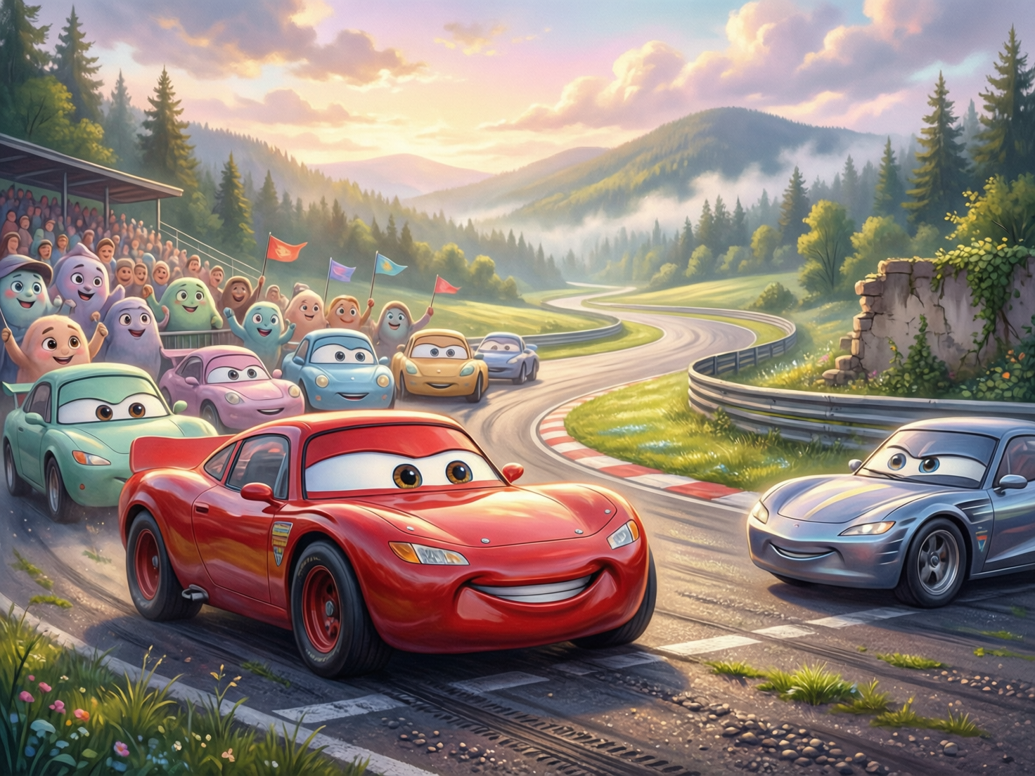 Zygzak McQueen i wyścig, którego nie wygrał